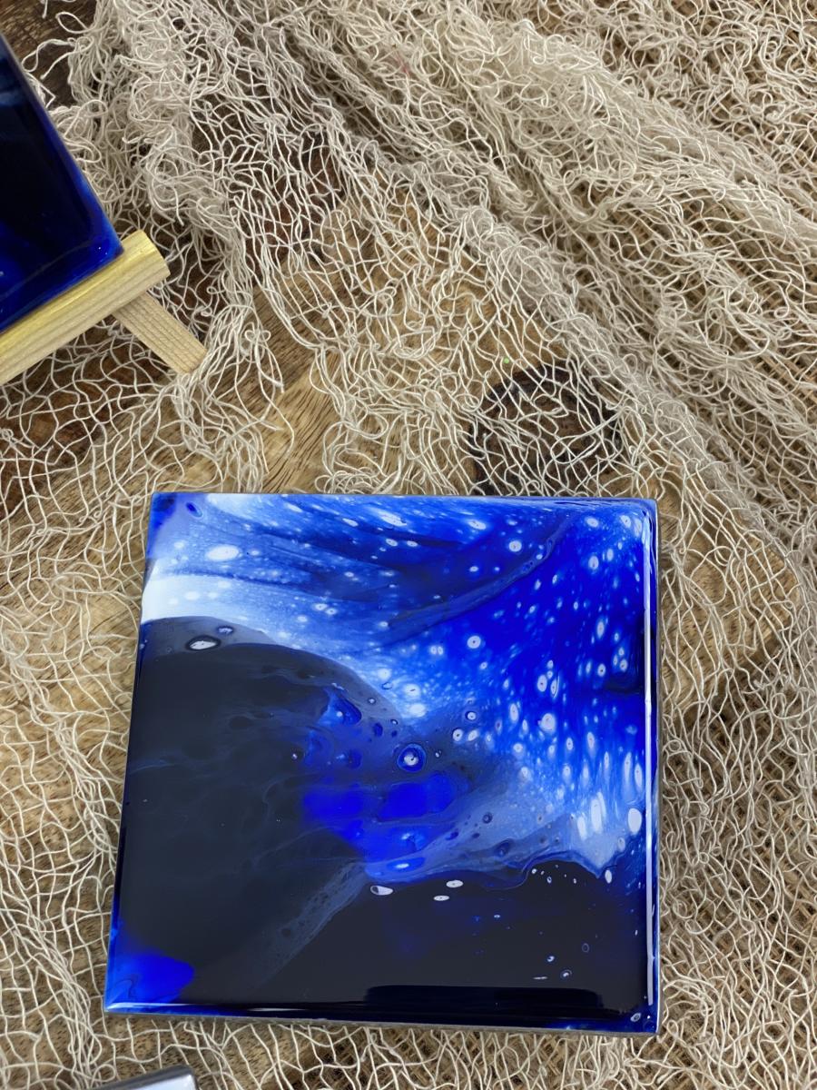 Hand Painted Coaster Set picture