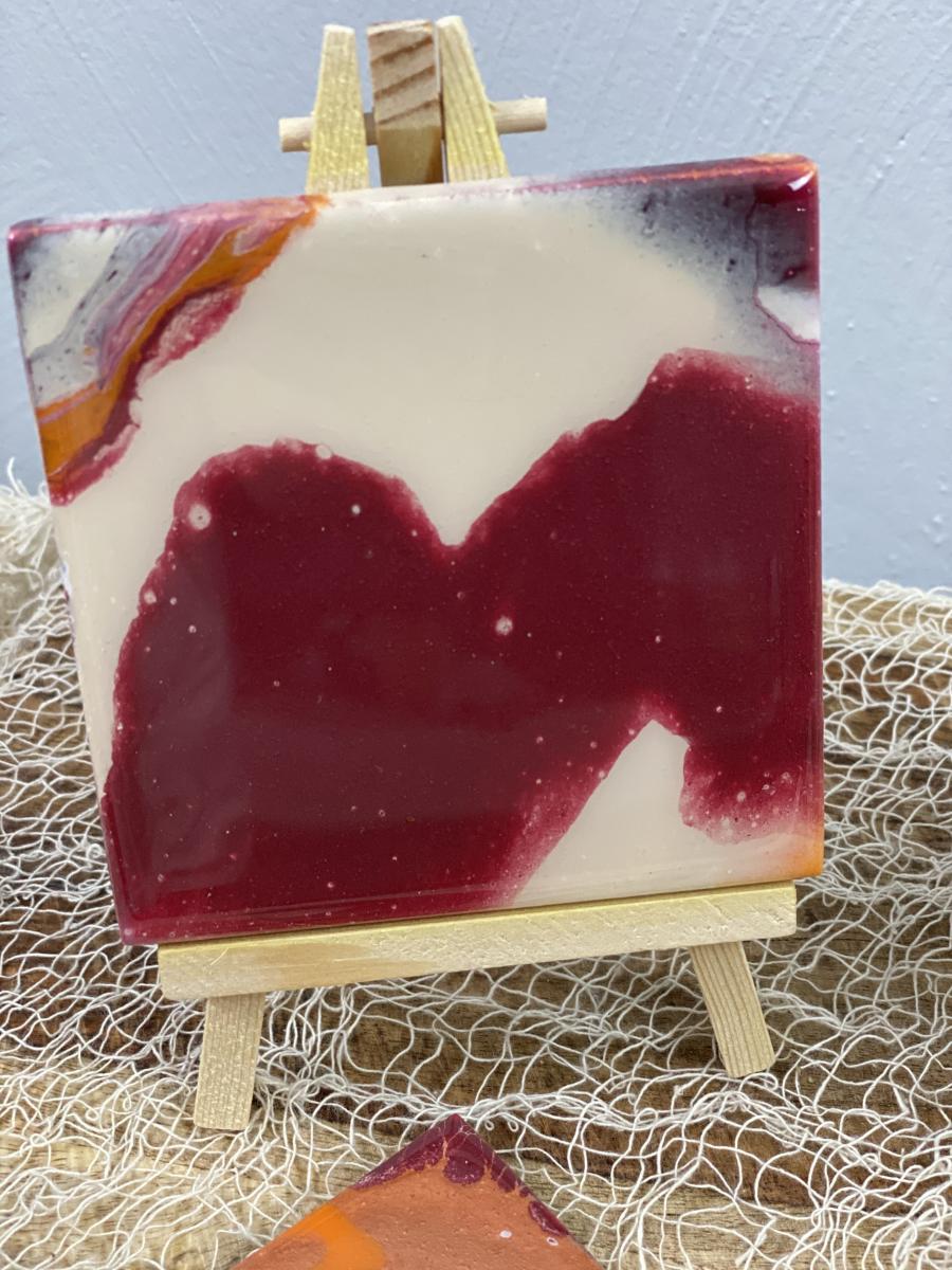 Hand Painted Coaster Set picture