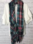 Plaid Scarf (Dark)