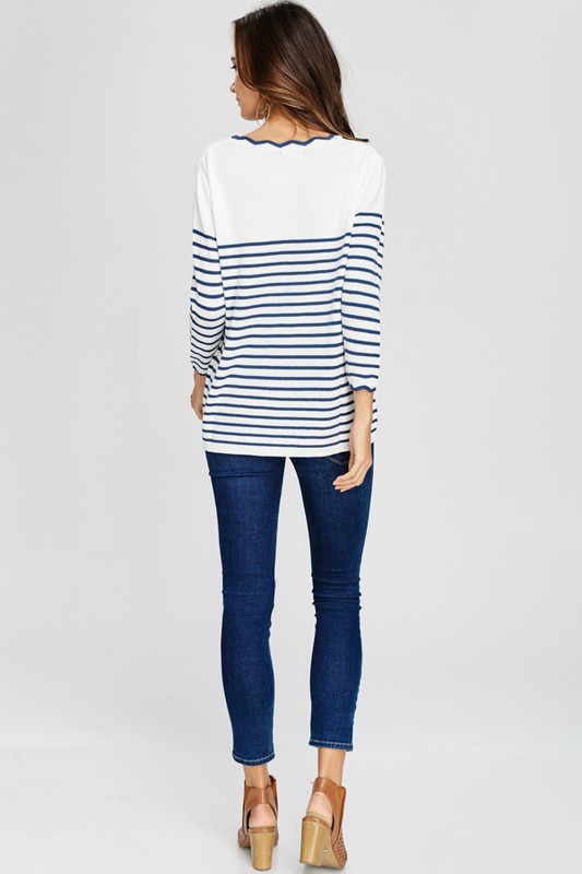 Scallop Neck Sweater picture