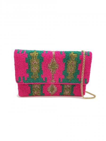 Tulum Beaded Clutch