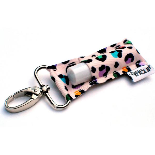 LippyClip Chapstick Holder- Pastel Leopard picture