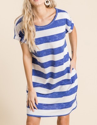 Everyday Striped Dress w/ Pockets picture