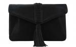 Tassel Clutch- Black