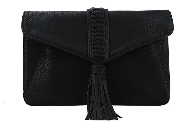 Tassel Clutch- Black picture