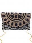 Black & White Ritz Clutch