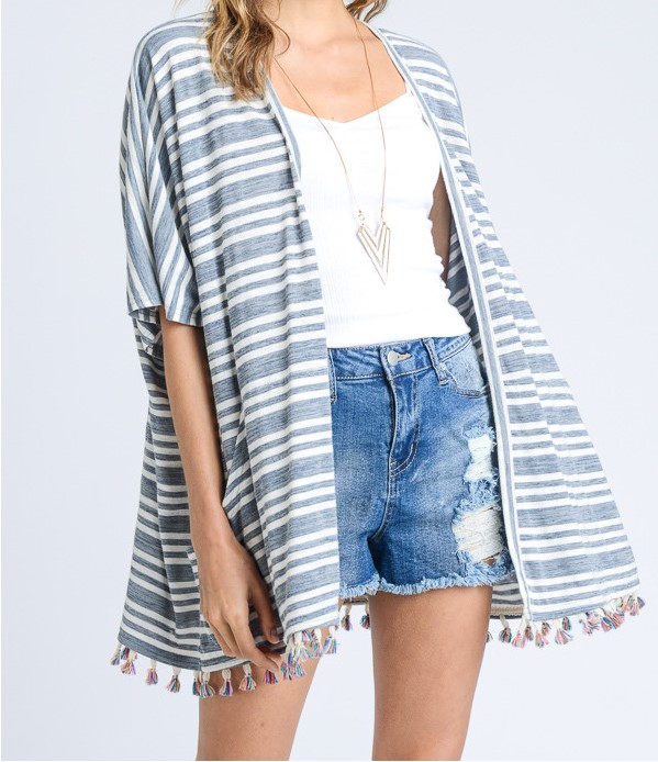 Tassel Pocket Kimono picture