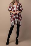 Plaid Poncho