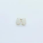 Oval Studs (Ivory)