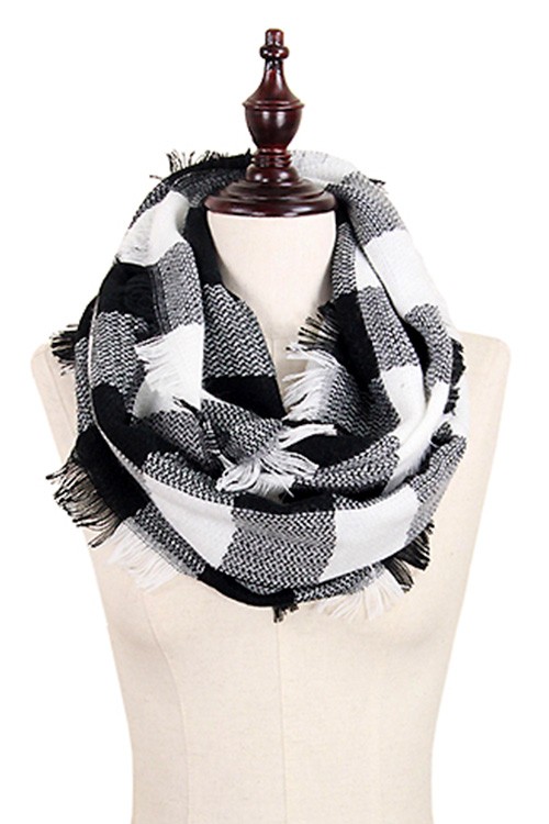 Buffalo Check Infinity Scarf