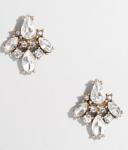 Drop Crystal Stud Earrings