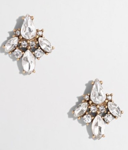 Drop Crystal Stud Earrings picture