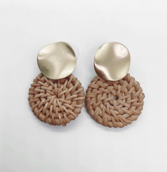 Straw Post Earring (large)