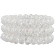 Coil Hair Tie Pack - Clear picture