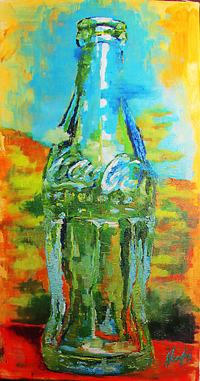 Coke Bottle No. 2 - Giclee Canvas Print picture