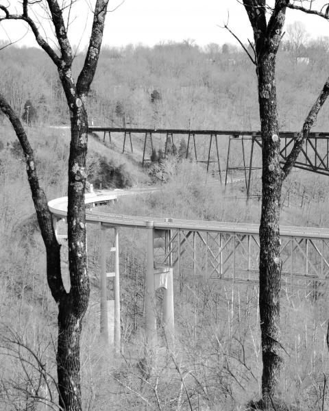 Two Bridges in Winter picture