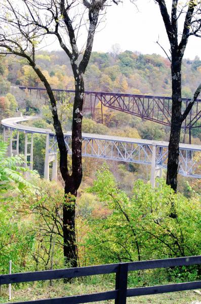 Two Bridges in Autumn picture