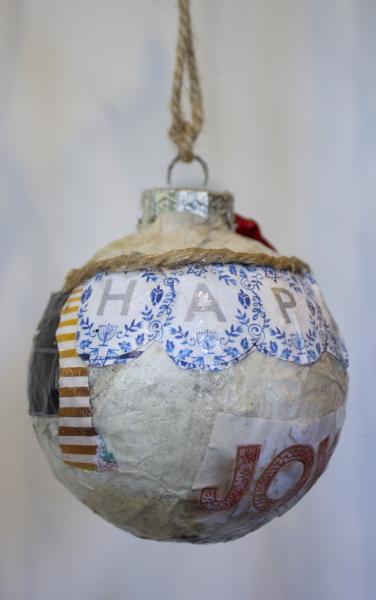 Collage Christmas Ornament-Large