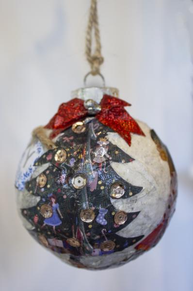 Collage Christmas Ornament-Large picture