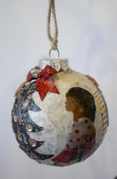Collage Christmas Ornament-Large picture