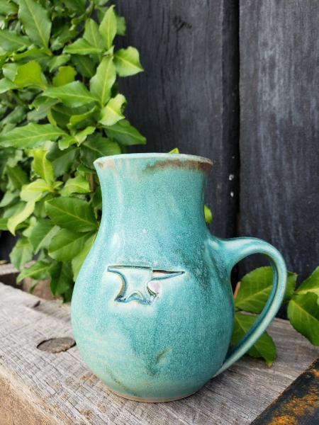 Tall Coffee Mug by Marianne Brown, with Anvil Stamp