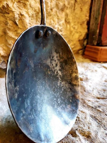Hand Forged Iron Egg Spoon picture