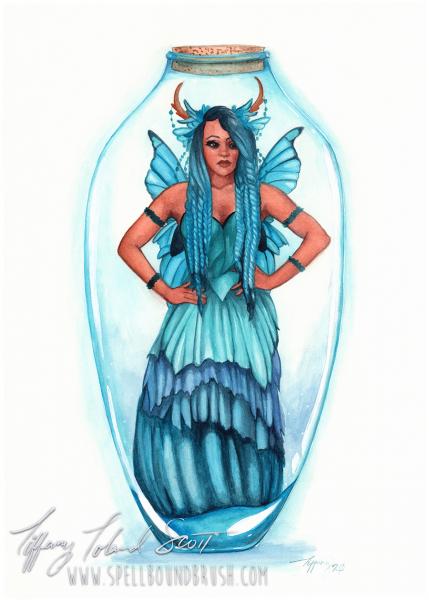 Print - Blue Bottle Fairy picture