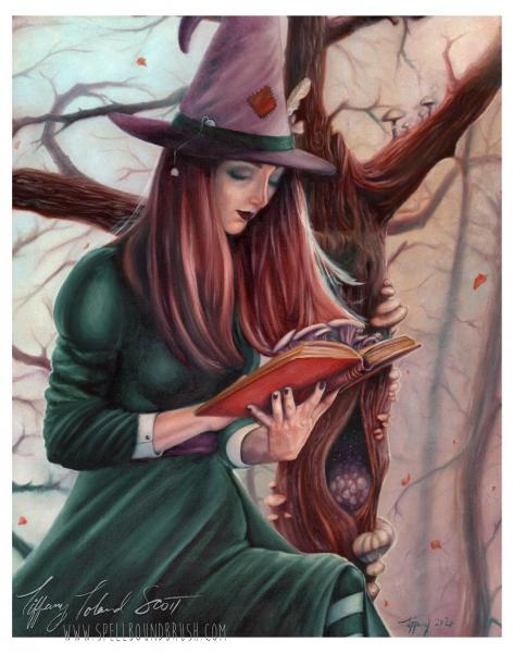 Print - Mycellina the Mushroom Witch picture