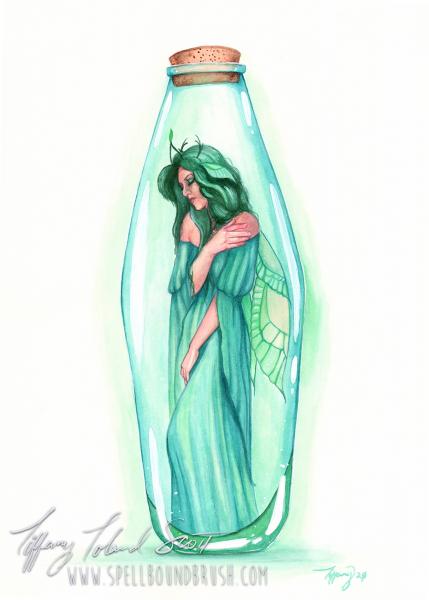 Print - Green Bottle Fairy picture