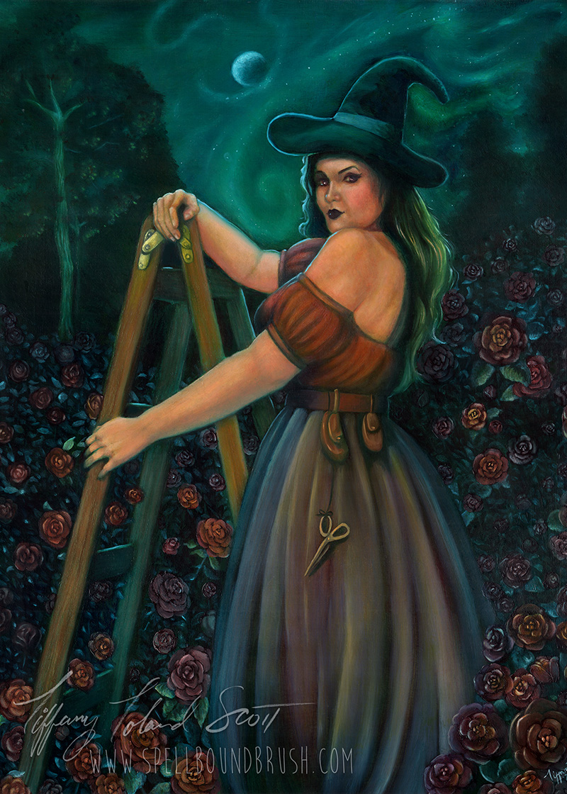 Print - Rose Garden Witch picture
