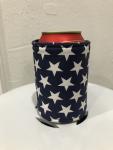 WRAP KOOZIE: Navy & White Stars