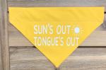 DOG BANDANA: Sun's Out Tongue's Out