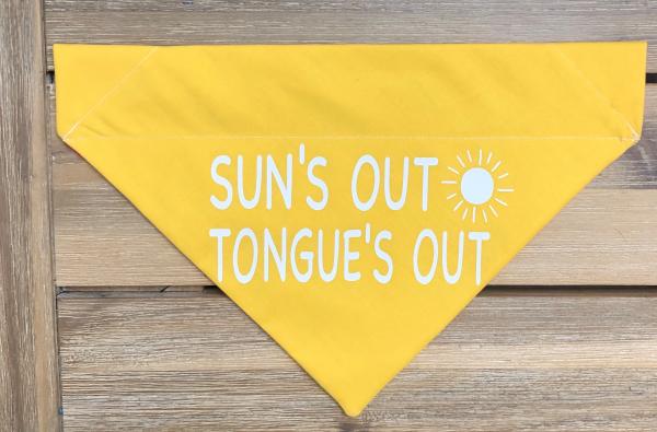 DOG BANDANA: Sun's Out Tongue's Out