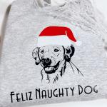 Feliz Naughty Dog Crew Neck