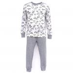 Pajamas, Children's PJs Cotton Jammies Set - Grey Cars