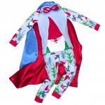 Pajamas, Children's PJs Cotton Jammies Set - Santa Gnome