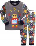 Pajamas, Children's PJs Cotton Jammies Set - Robots