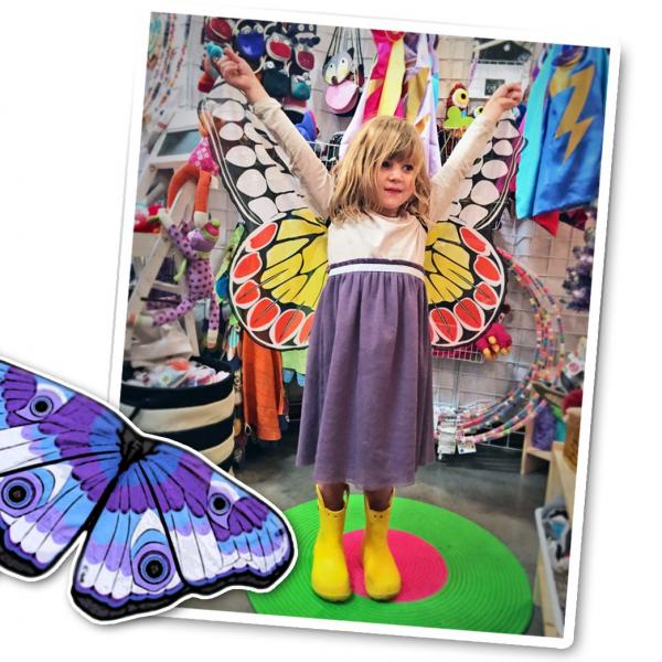 Children and Adult Butterfly Wings Kids Cape Dress Up Dance Costume Wings picture