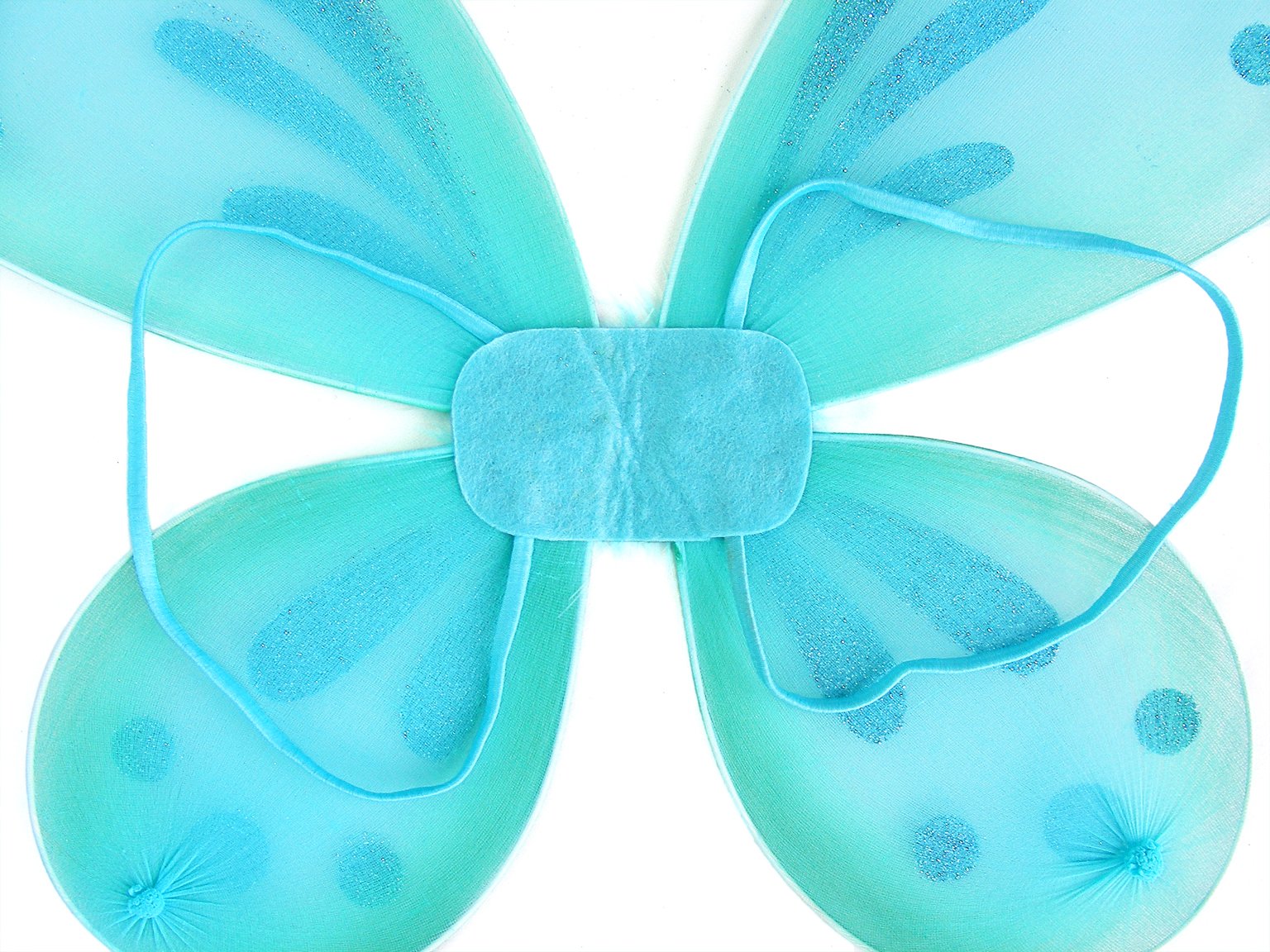 Girls 3 Piece Butterfly Costume Fairy Wing Set with Sparkle Wings Tutu and Wand picture