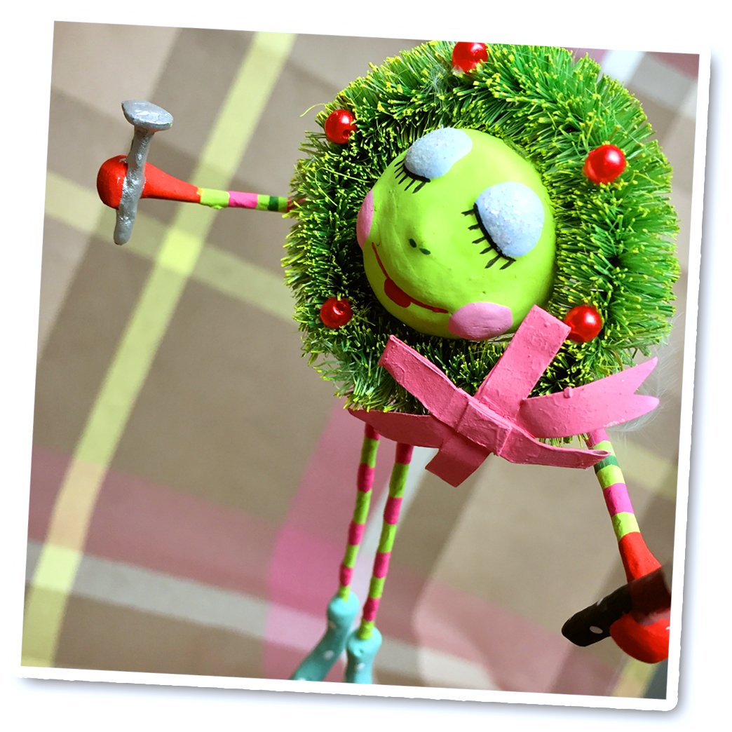 Christmas Tree Holiday Characters Glitterville Ornaments picture