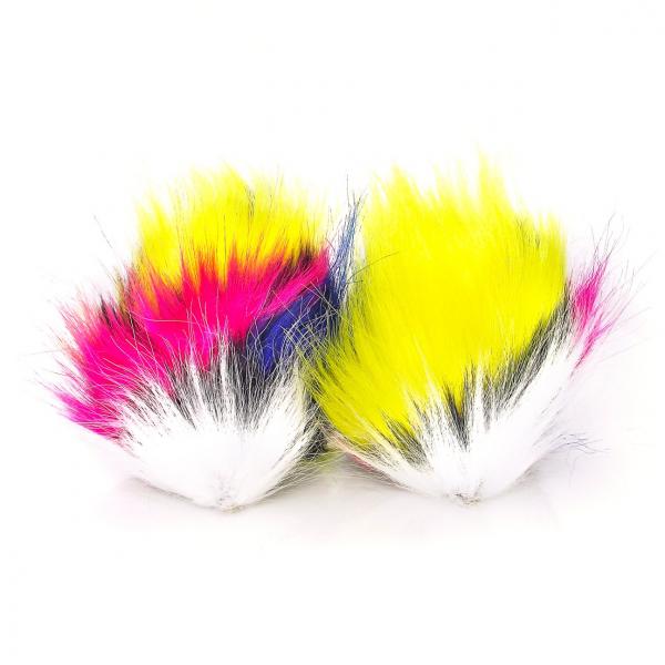 Furry Ear Clips Crazy Colorful Fur Pointed Cat Ears Costume Party Wolf Accessories picture