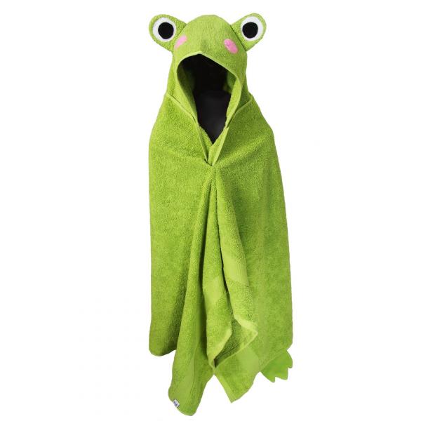 Hooded Towel Frog Bath Towels for Children and Adults