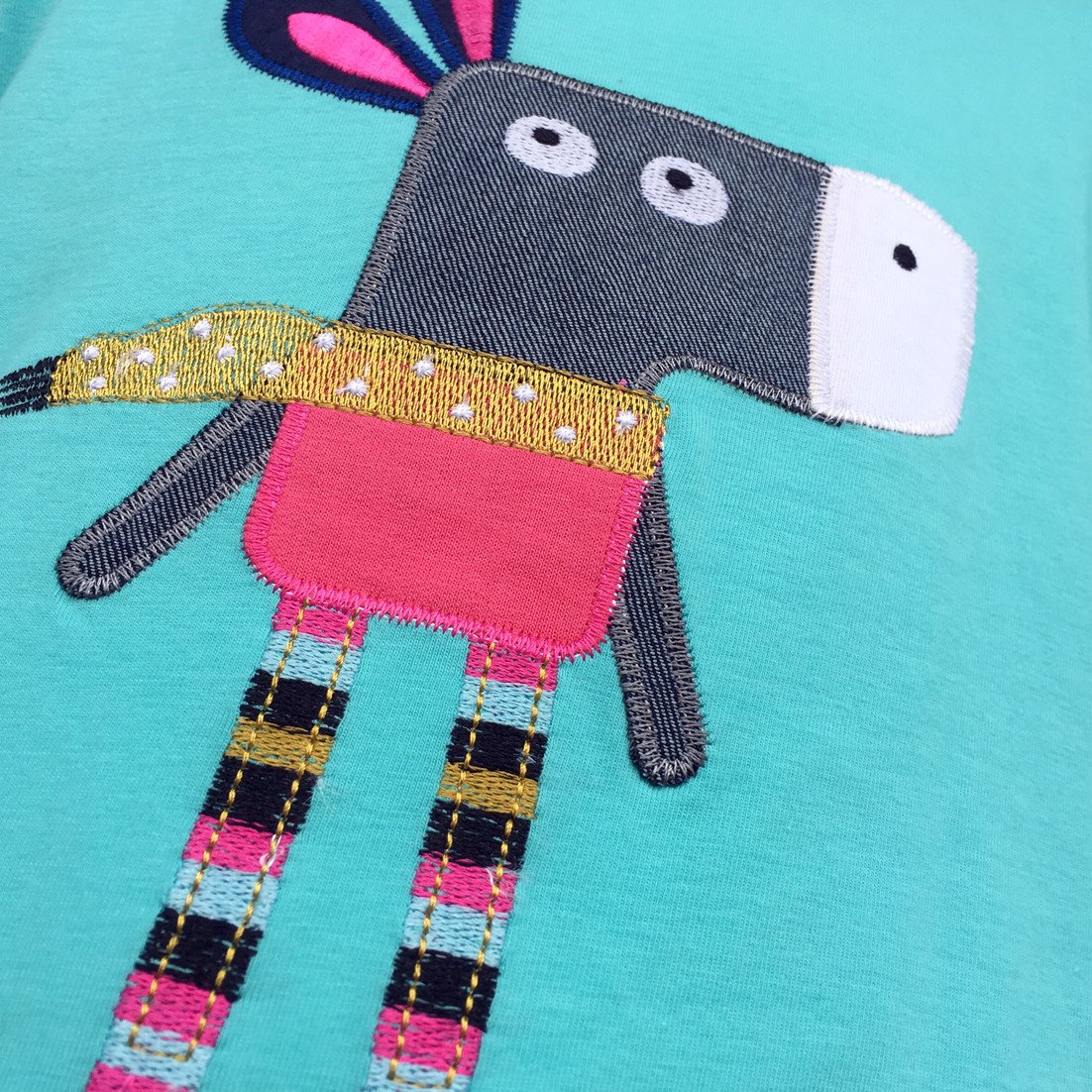 Pajamas, Children's PJs Cotton Jammies Set - Donkey Party picture