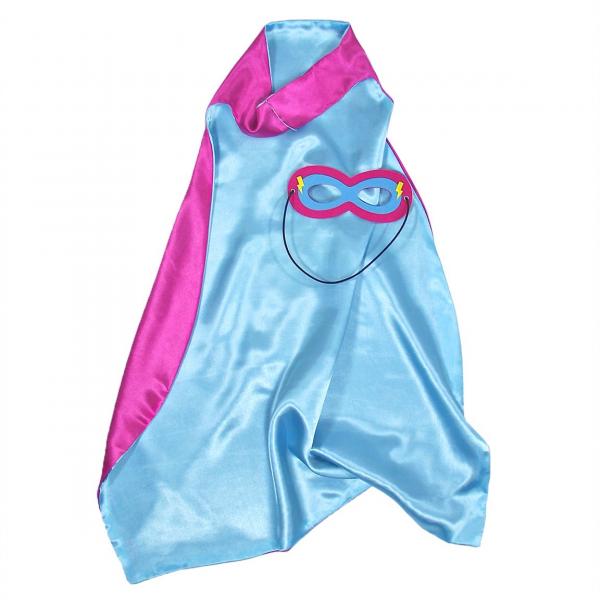 Kids Superhero Cape Double Sided Super Hero Capes for Girls picture