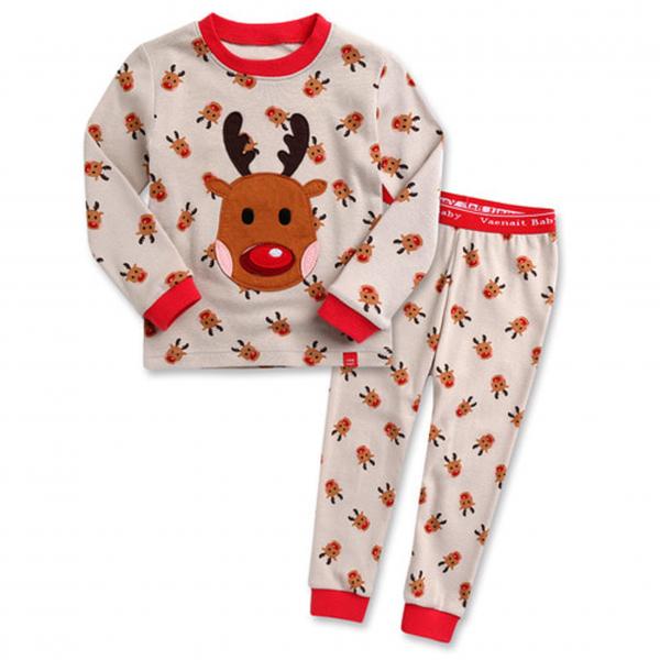 Pajamas, Children's PJs Cotton Jammies Set - Rudolph picture