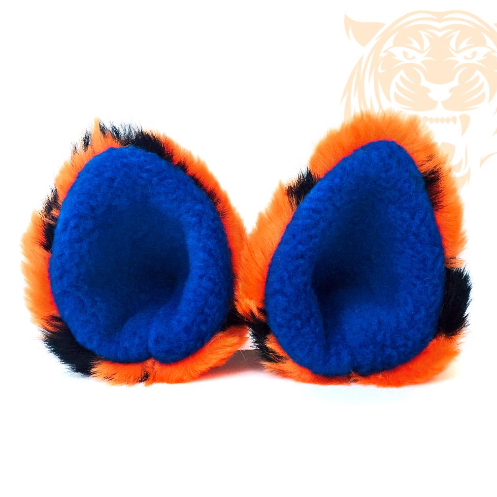 Tigers Fans Ear Clips Costume Party Animal Tiger Ears Clip Accessories picture