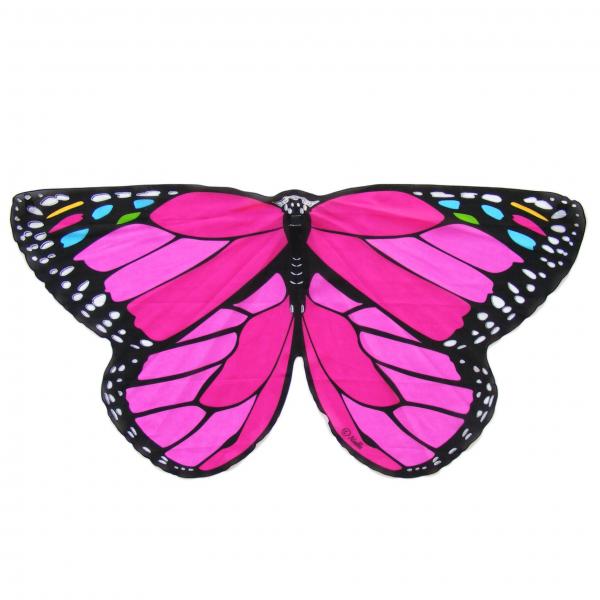 Childrens Butterfly Wings Kids Pink Painted Lady Cape Dress Up Dance Costume Wings picture