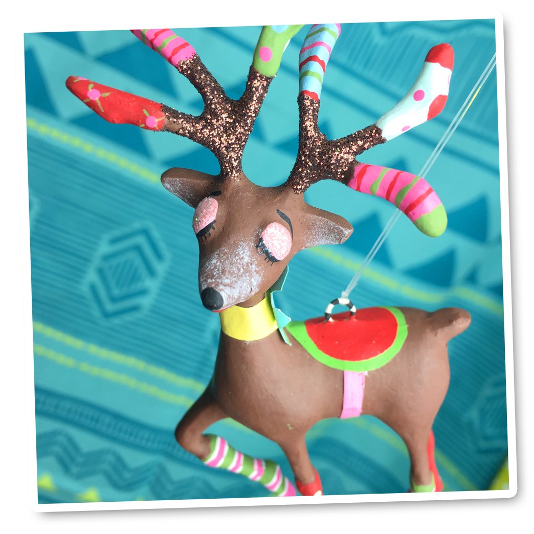 Christmas Tree Holiday Characters Glitterville Ornaments picture
