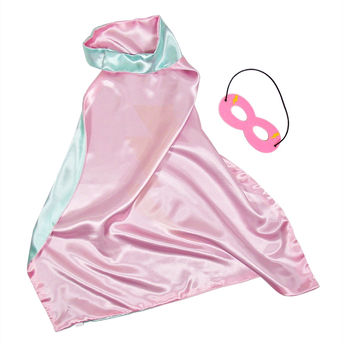 Kids Superhero Cape Double Sided Super Hero Capes for Girls picture