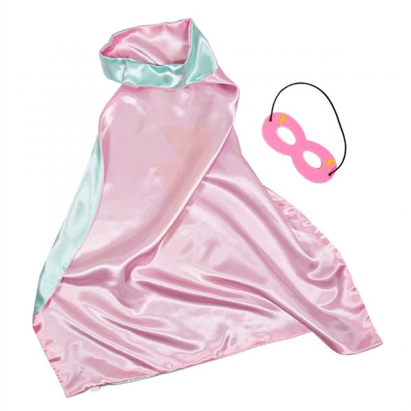 Kids Superhero Cape Double Sided Super Hero Capes for Girls picture